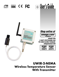 Thumbnail of document Manual - UWIR-2-NEMA UW Series Wireless Non-Contact Infrared Temp. Sensor